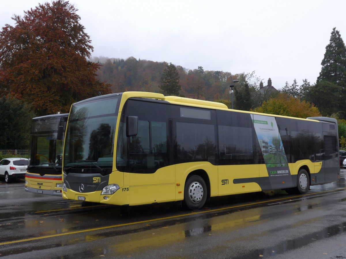 (156'424) - STI Thun - Nr. 175/BE 752'175 - Mercedes am 5. November 2014 bei der Schiffl�ndte Thun