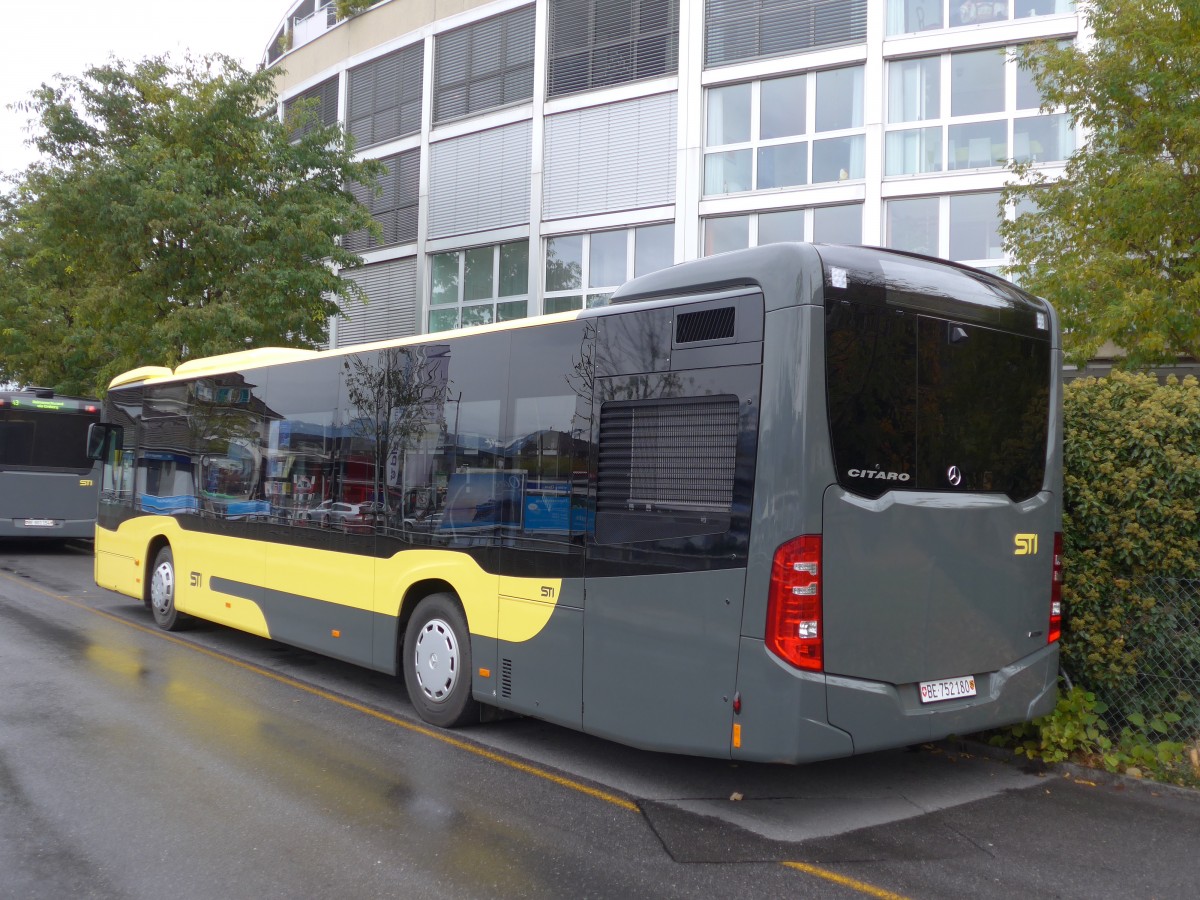 (156'488) - STI Thun - Nr. 180/BE 752'180 - Mercedes am 10. November 2014 bei der Schiffl�ndte Thun