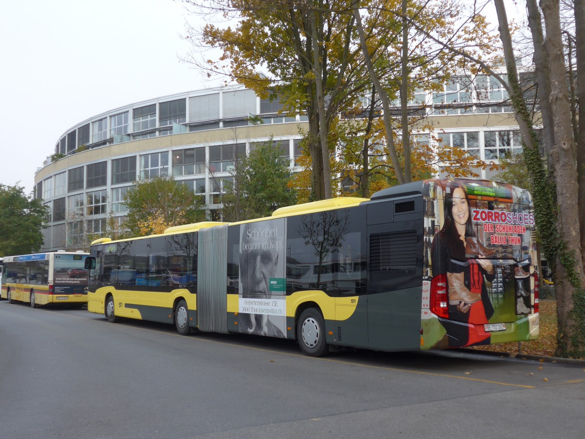 (156'521) - STI Thun - Nr. 162/BE 752'162 - Mercedes am 14. November 2014 bei der Schiffl�ndte Thun