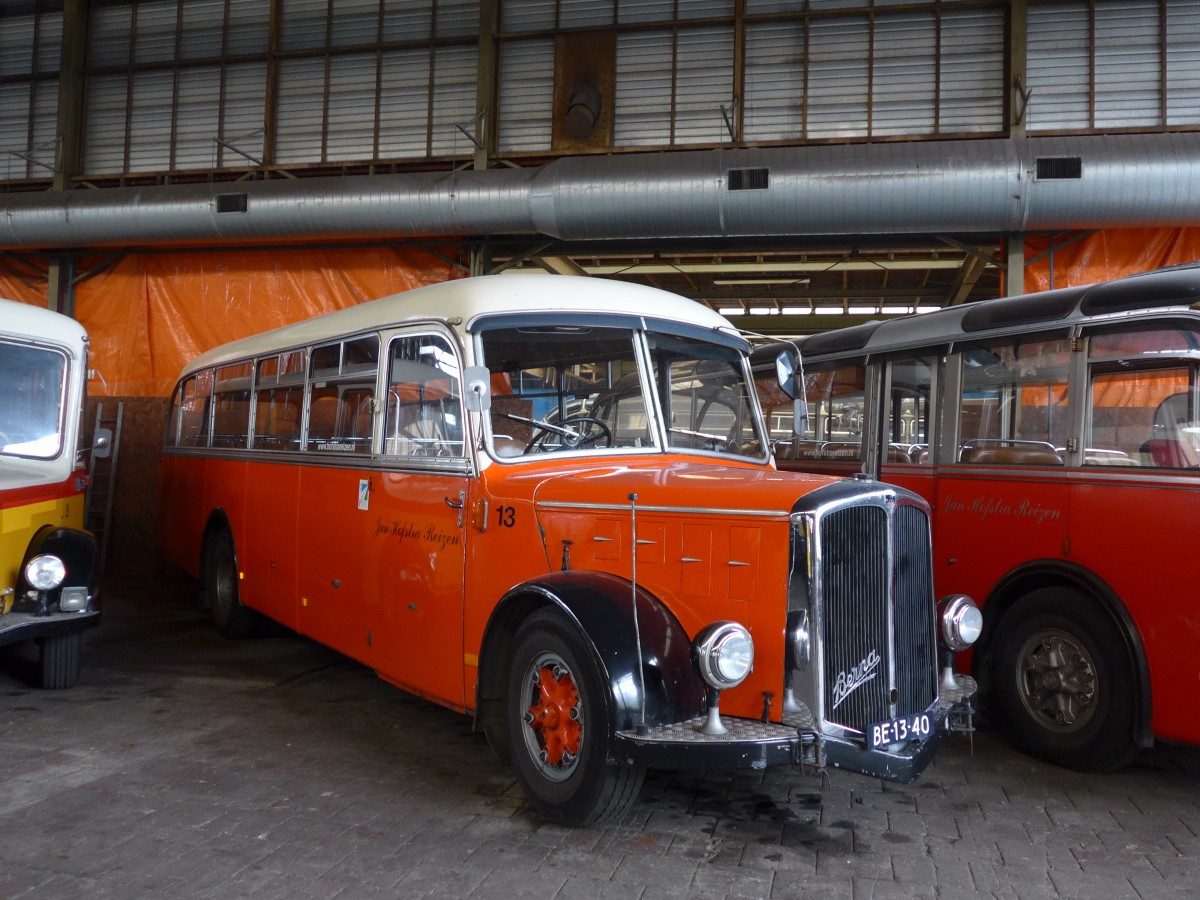(156'905) - FRAM Drachten - Nr. 13/BE-13-40 - Berna/Lauber (ex T�l�verbier, Verbier Nr. 4; ex Favre, St-Martin) am 20. November 2014 in Drachten, Autobusmuseum