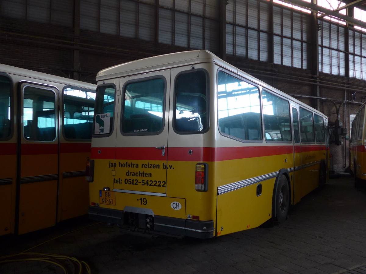 (156'917) - FRAM Drachten - Nr. 19/BN-NF-61 - Saurer/T�scher (ex Karlen, Stalden Nr. 4; ex P 24'240) am 20. November 2014 in Drachten, Autobusmuseum