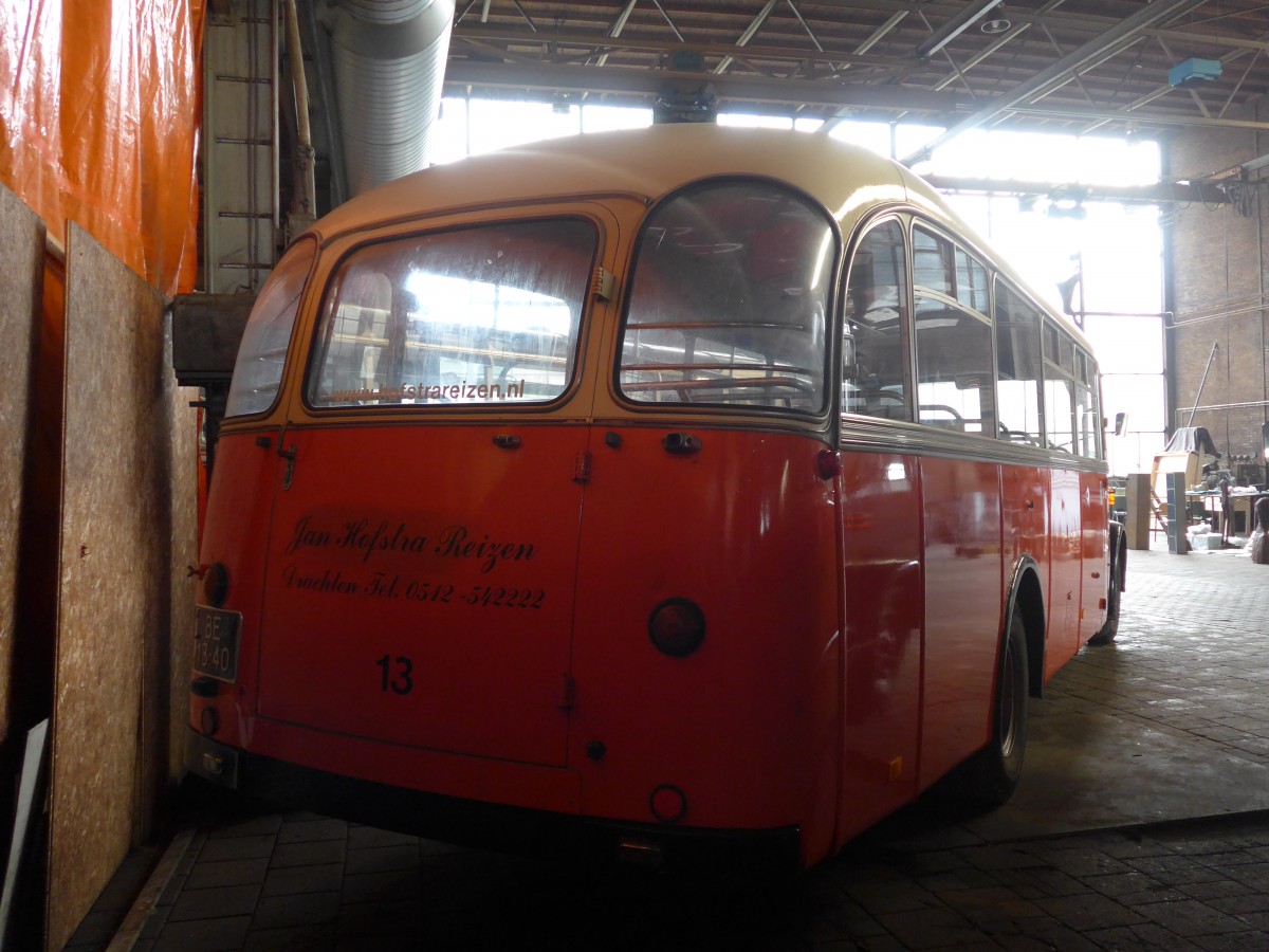 (156'954) - FRAM Drachten - Nr. 13/BE-13-40 - Berna/Lauber (ex T�l�verbier, Verbier Nr. 4; ex Favre, St-Martin) am 20. November 2014 in Drachten, Autobusmuseum