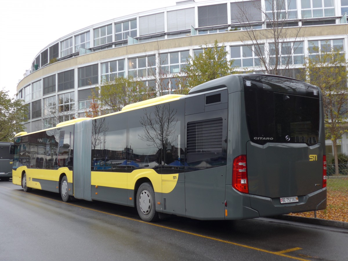 (157'598) - STI Thun - Nr. 161/BE 752'161 - Mercedes am 2. Dezember 2014 bei der Schiffl�ndte Thun