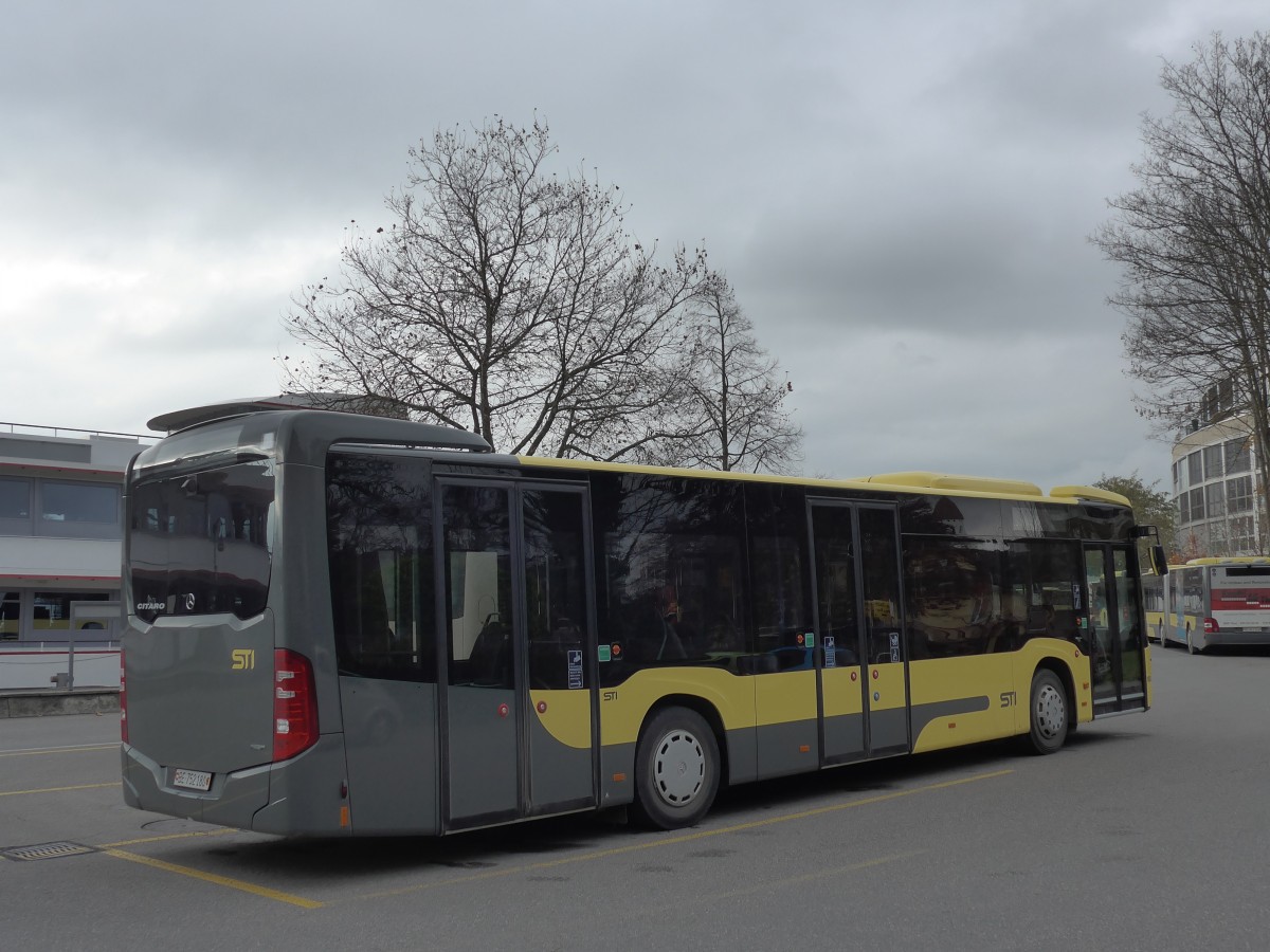 (157'602) - STI Thun - Nr. 180/BE 752'180 - Mercedes am 3. Dezember 2014 bei der Schiffl�ndte Thun