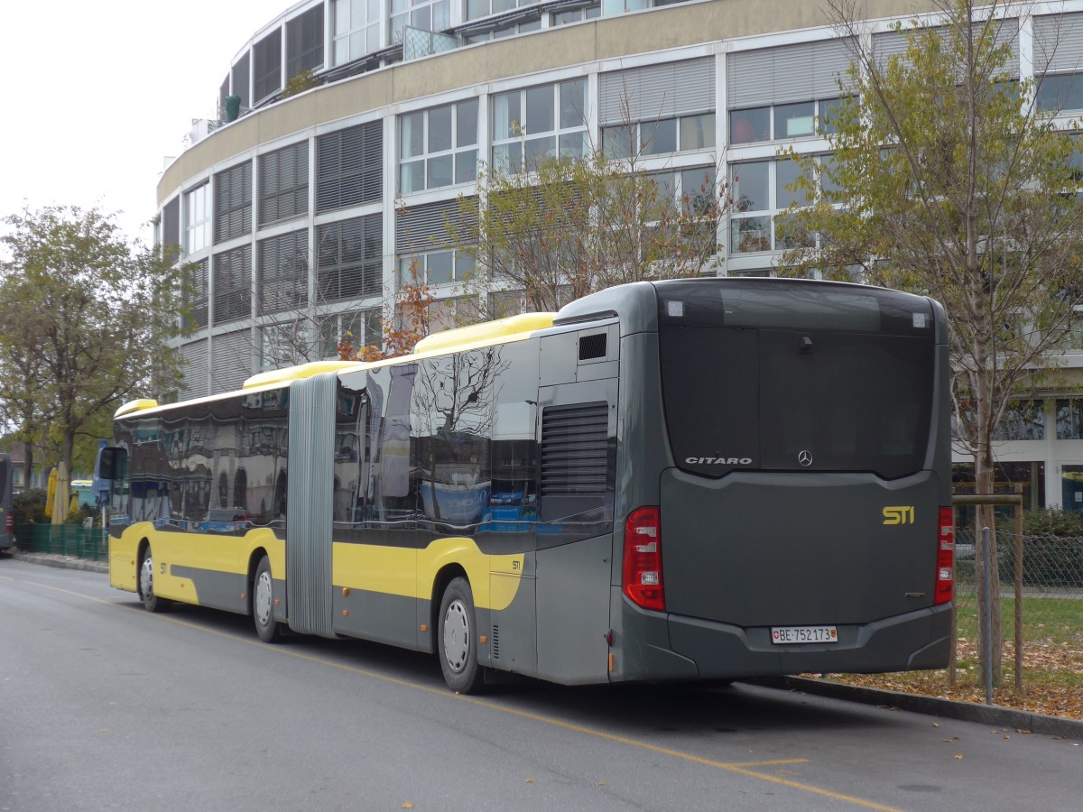 (157'612) - STI Thun - Nr. 173/BE 752'173 - Mercedes am 6. Dezember 2014 bei der Schiffl�ndte Thun