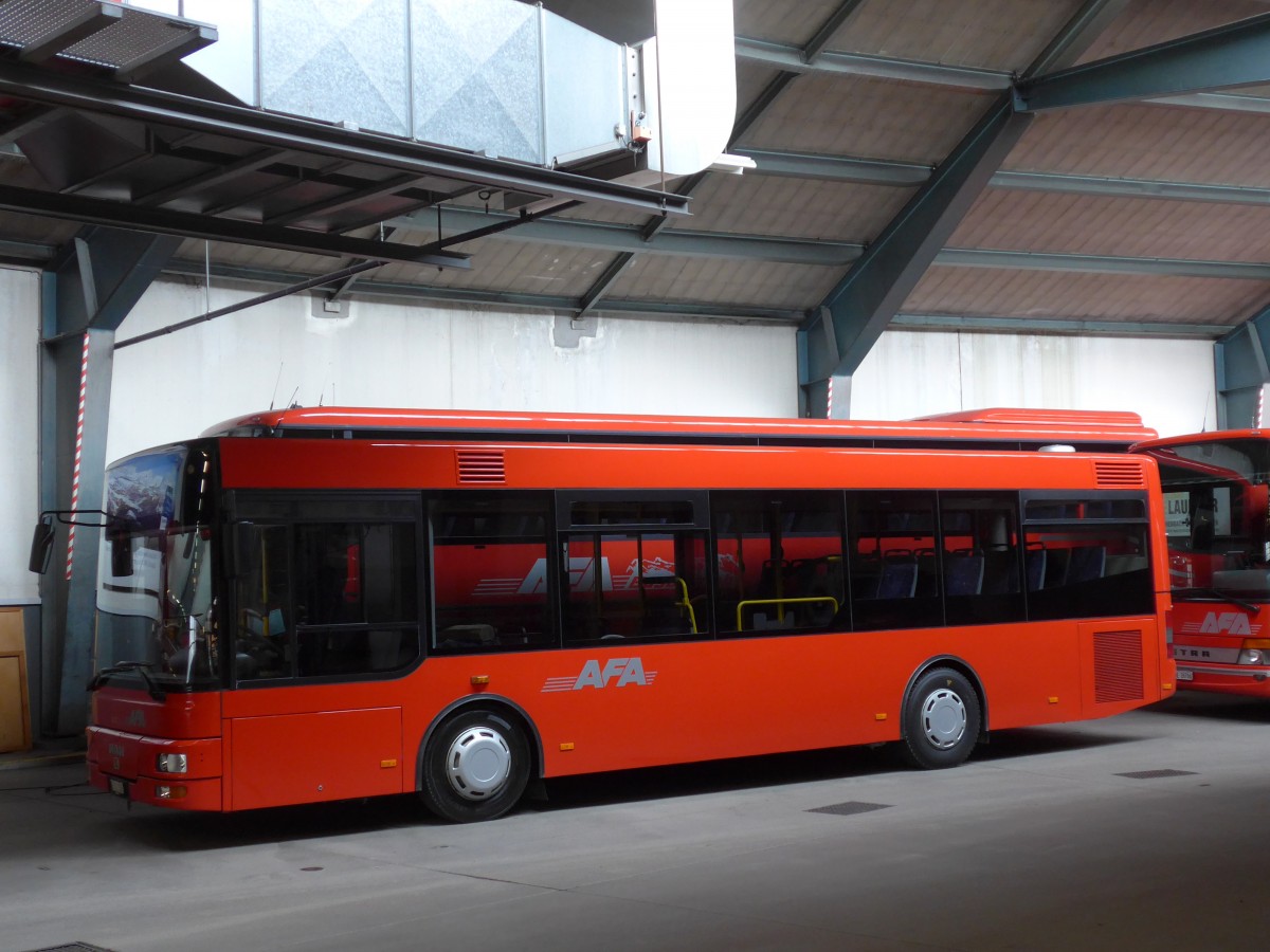 (157'699) - AFA Adelboden - Nr. 55/BE 611'055 - MAN/G�ppel am 7. Dezember 2014 im Autobahnhof Adelboden