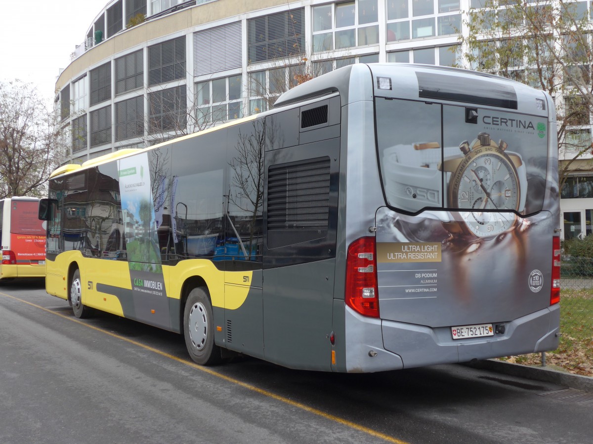 (157'828) - STI Thun - Nr. 175/BE 752'175 - Mercedes am 16. Dezember 2014 bei der Schiffl�ndte Thun