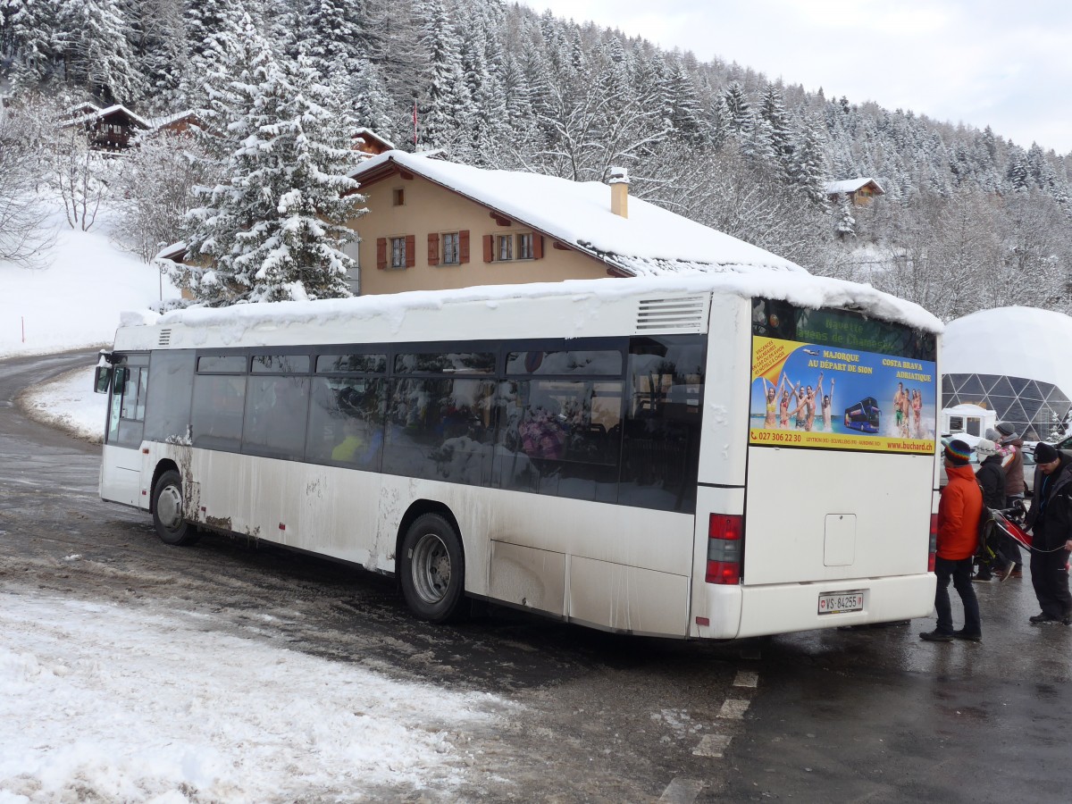 (157'992) - Buchard, Leytron - Nr. 95/VS 84'255 - MAN (ex TN Neuch�tel Nr. 221) am 28. Dezember 2014 in Ovronnaz, La Crois�e