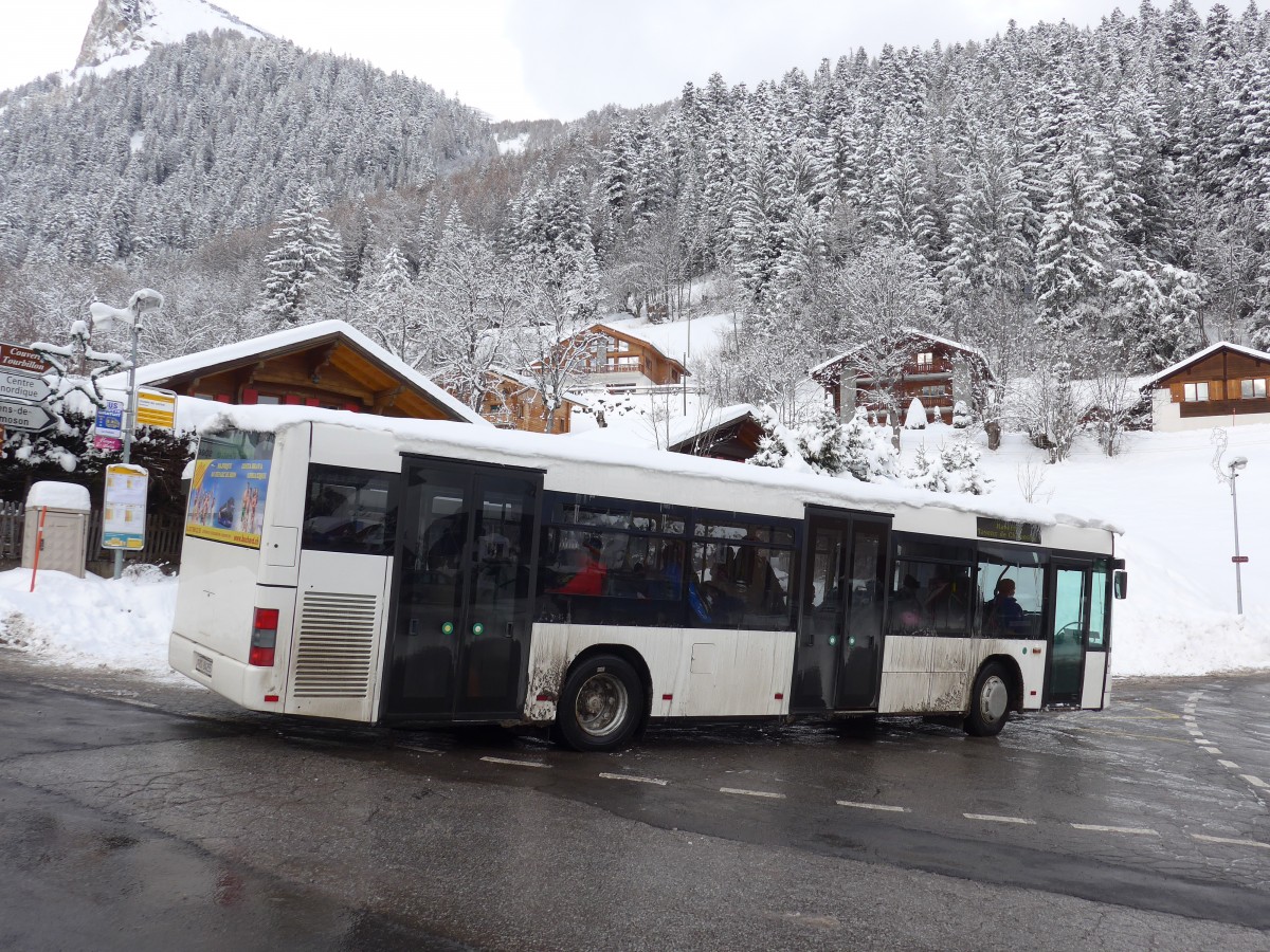 (157'993) - Buchard, Leytron - Nr. 95/VS 84'255 - MAN (ex TN Neuch�tel Nr. 221) am 28. Dezember 2014 in Ovronnaz, La Crois�e