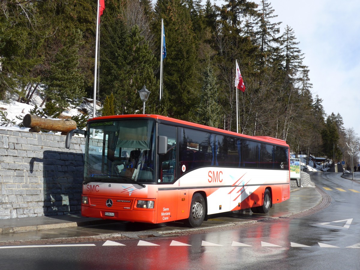 (158'187) - SMC Montana - Nr. 41/VS 290'741 - Mercedes am 4. Januar 2015 in Crans-Montana, T�l� Crans