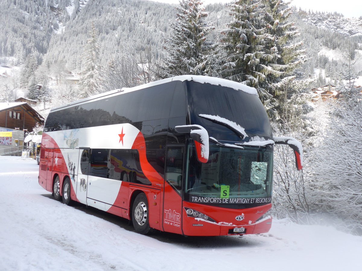(158'296) - TMR Martigny - Nr. 3/VS 1454 - MAN/Beulas am 11. Januar 2015 in Adelboden, ASB