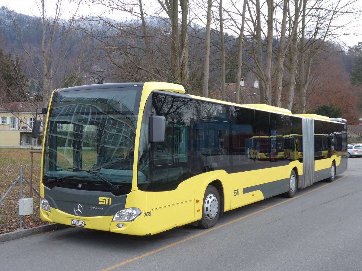 (158'450) - STI Thun - Nr. 169/BE 752'169 - Mercedes am 19. Januar 2015 bei der Schiffl�ndte Thun