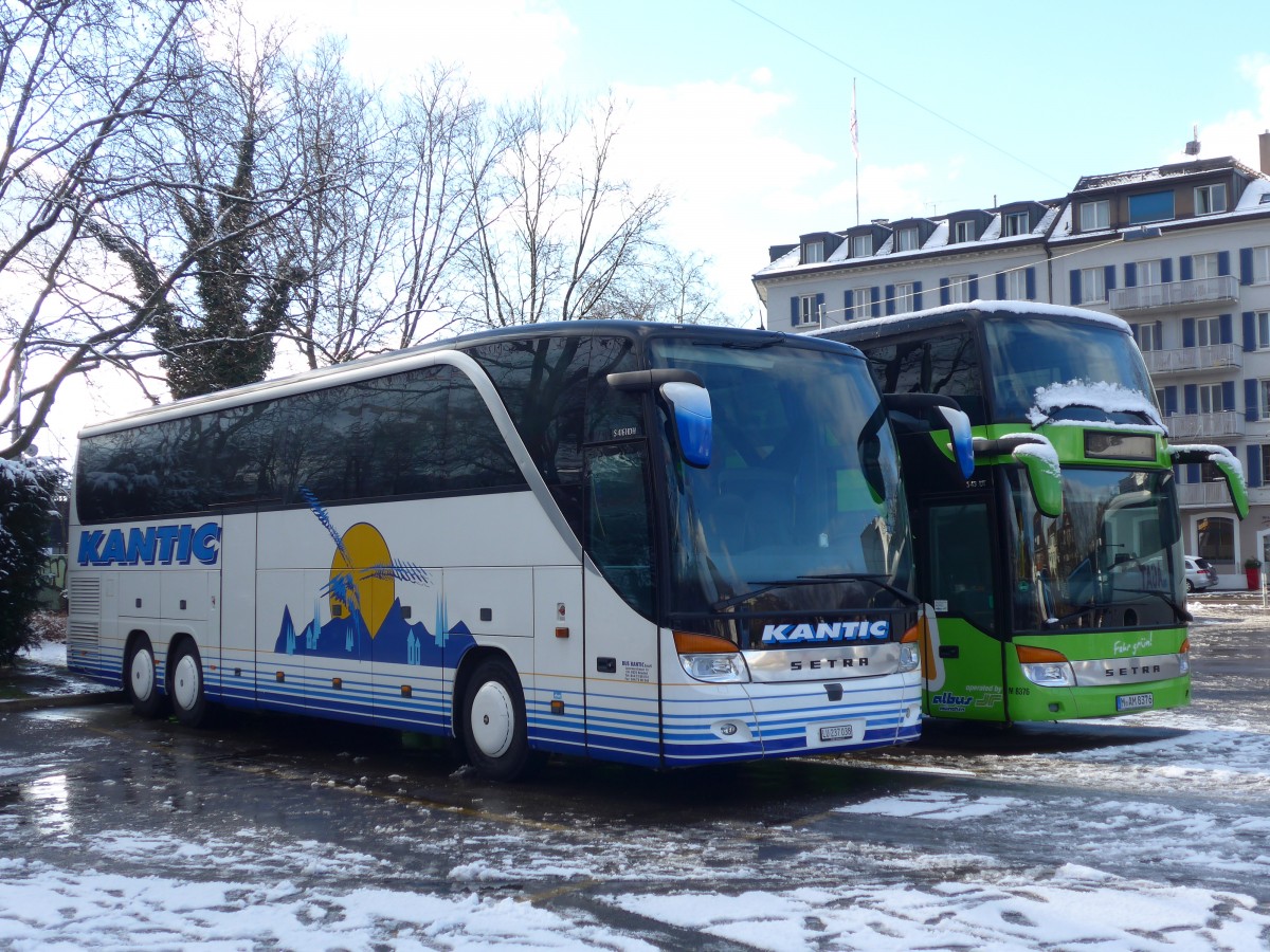 (158'521) - Kantic, Neudorf - LU 237'038 - Setra am 1. Februar 2015 in Z�rich, Sihlquai
