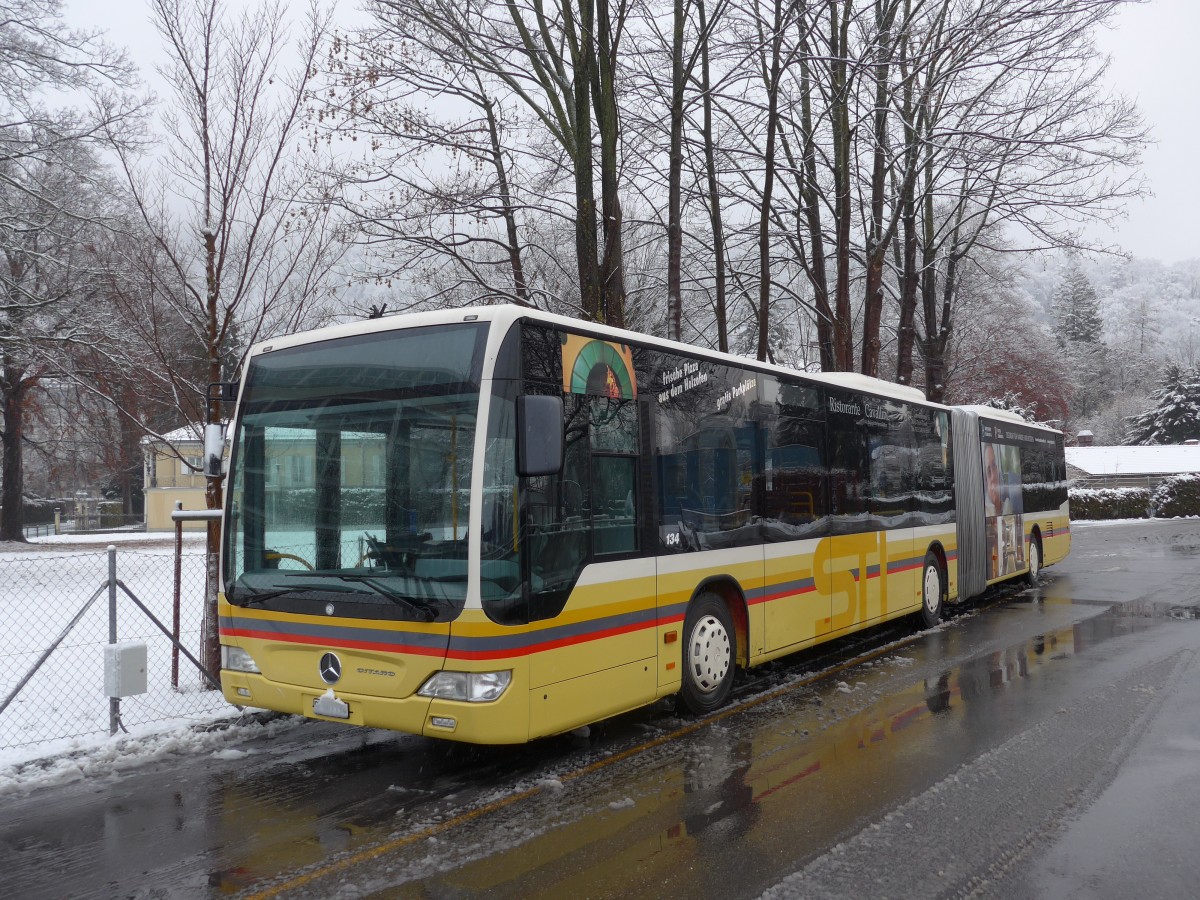 (158'798) - STI Thun - Nr. 134/BE 801'134 - Mercedes am 22. Februar 2015 bei der Schiffl�ndte Thun