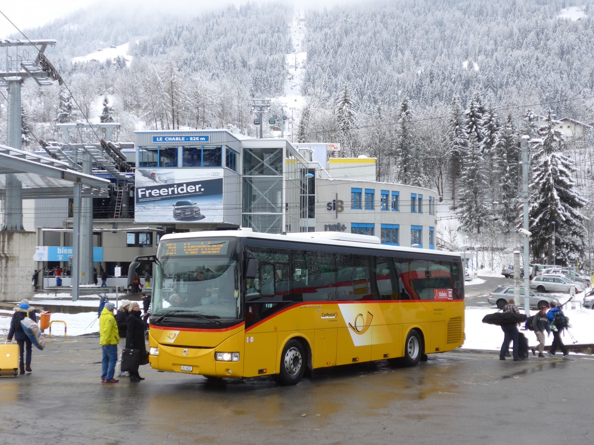 (158'800) - TMR Martigny - Nr. 137/VS 6612 - Irisbus am 22. Februar 2015 beim Bahnhof Le Ch�ble