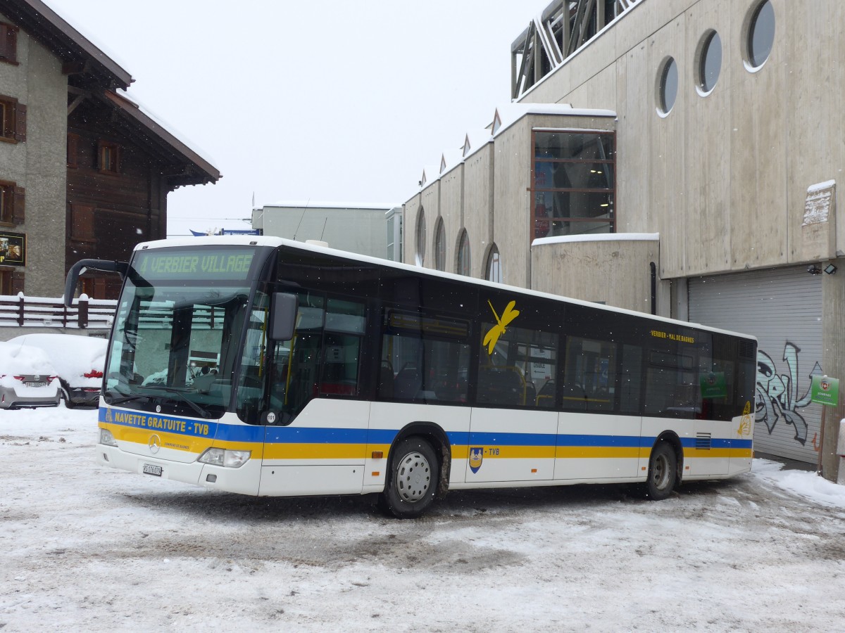 (158'807) - TMR Martigny - Nr. 101/VS 176'079 - Mercedes am 22. Februar 2015 in Verbier, M�dran