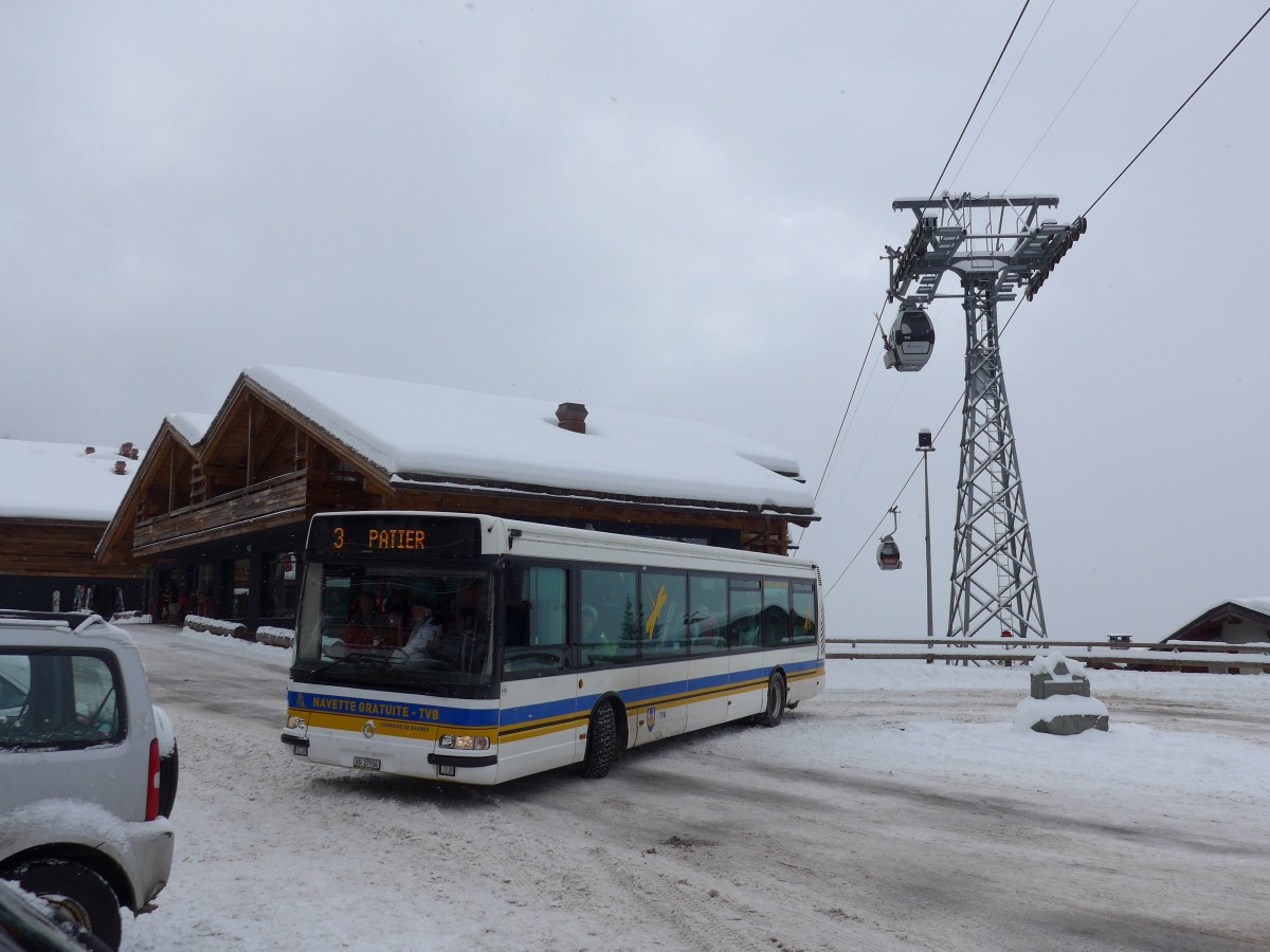 (158'809) - TMR Martigny - Nr. 108/VS 27'934 - Irisbus am 22. Februar 2015 in Verbier, M�dran