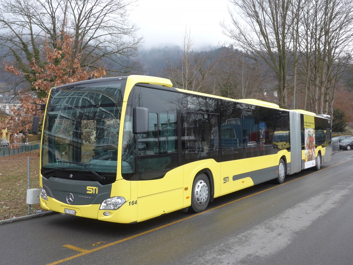 (158'888) - STI Thun - Nr. 164/BE 752'164 - Mercedes am 28. Februar 2015 bei der Schiffl�ndte Thun