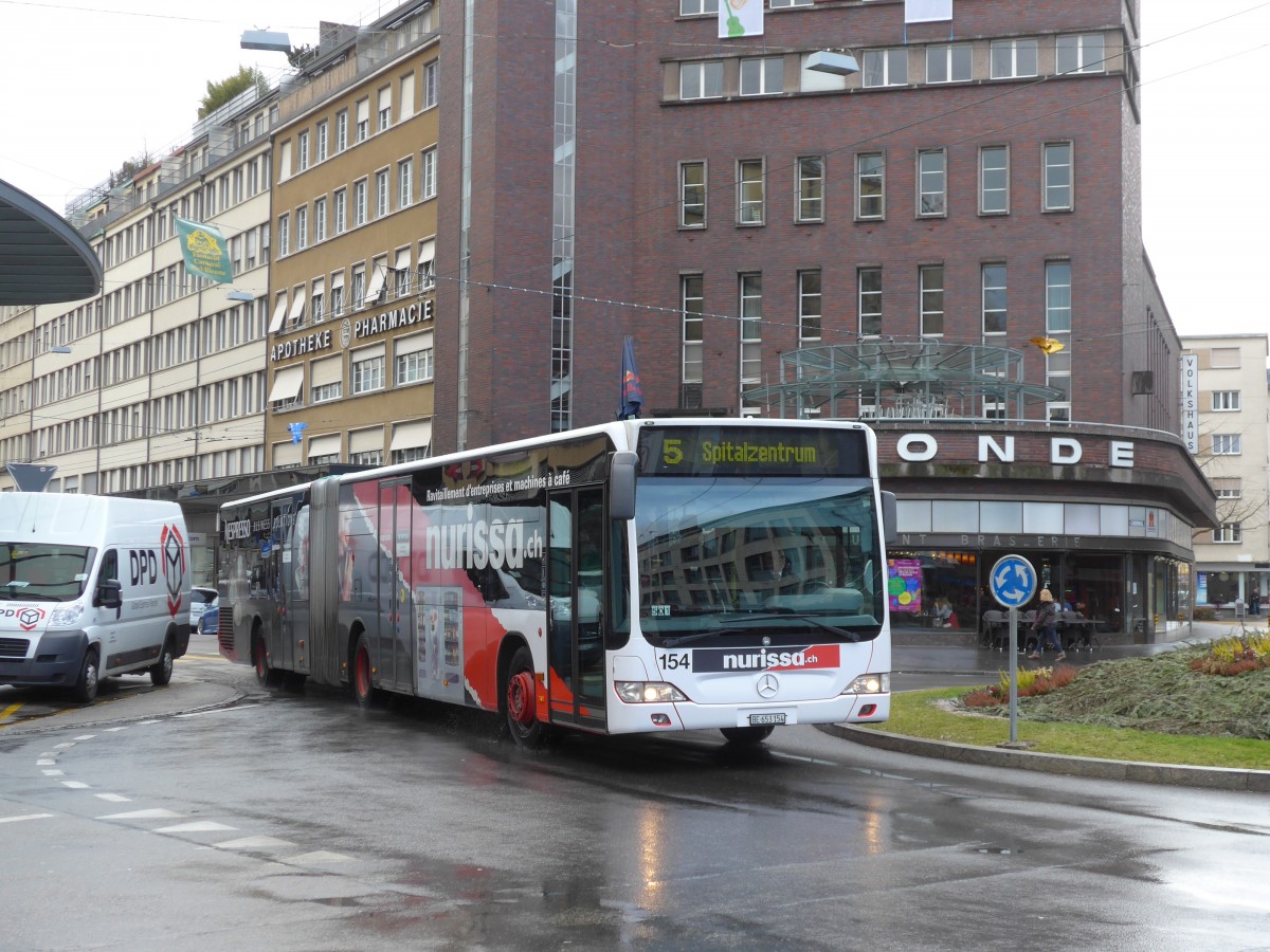 (158'960) - VB Biel - Nr. 154/BE 653'154 - Mercedes am 2. M�rz 2015 in Biel, Guisanplatz