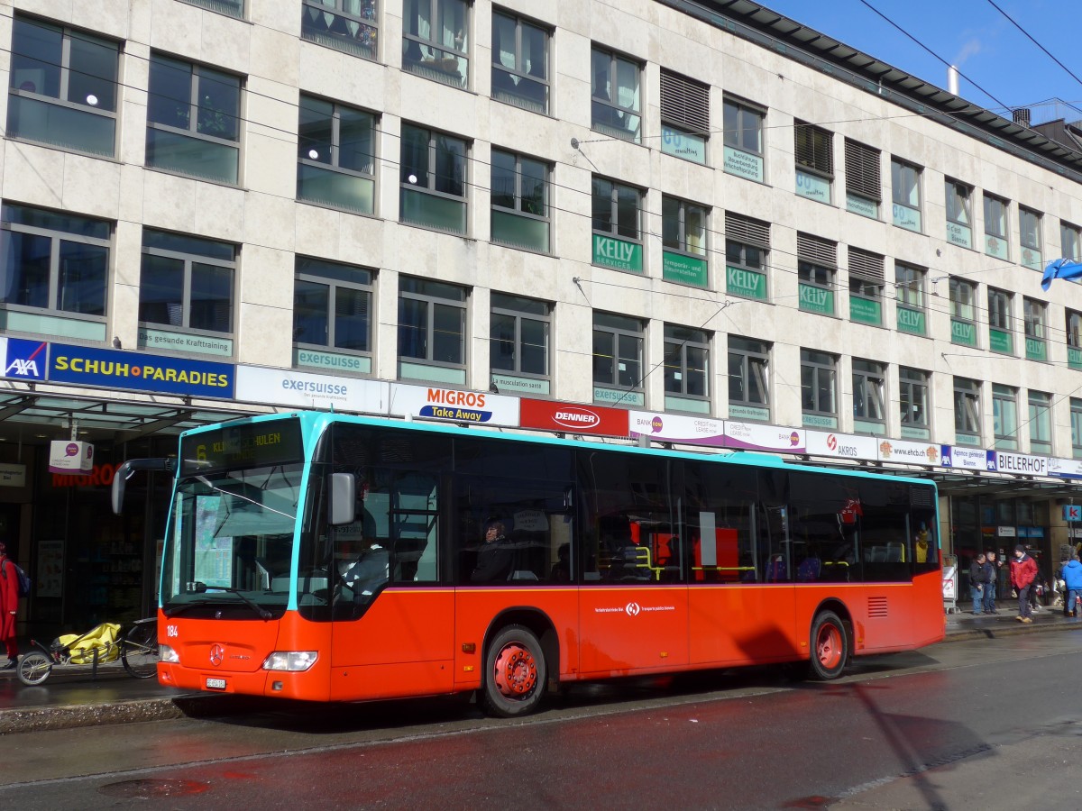 (158'978) - VB Biel - Nr. 184/BE 654'184 - Mercedes am 2. M�rz 2015 in Biel, Guisanplatz