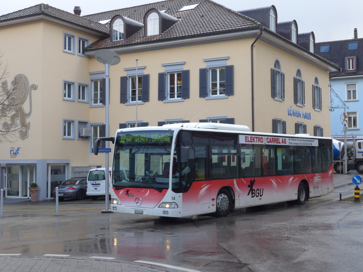 (158'993) - BGU Grenchen - Nr. 14/SO 104'010 - Mercedes am 2. M�rz 2015 in Grenchen, Postplatz