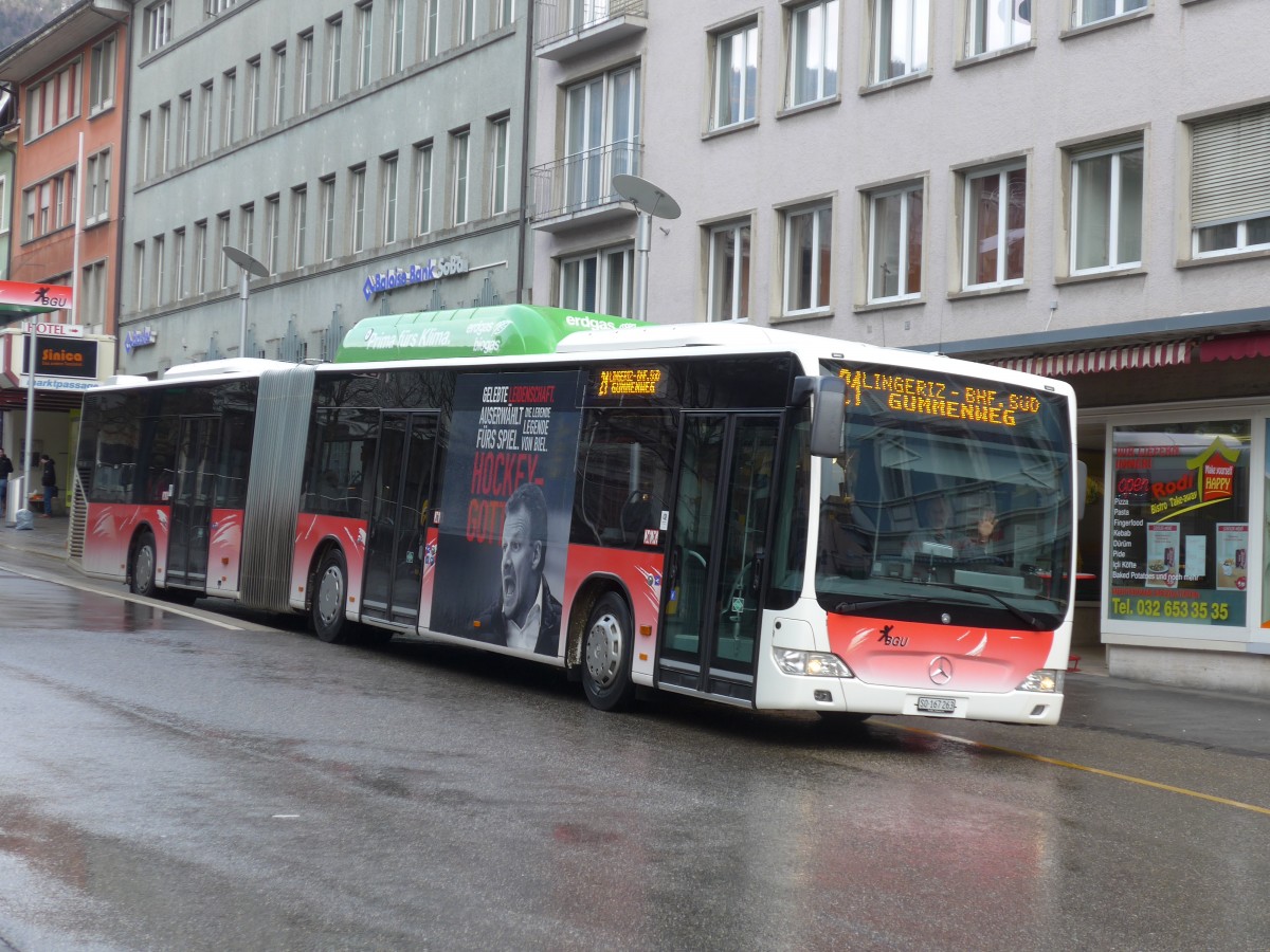 (158'997) - BGU Grenchen - Nr. 28/SO 167'263 - Mercedes am 2. M�rz 2015 in Grenchen, Postplatz