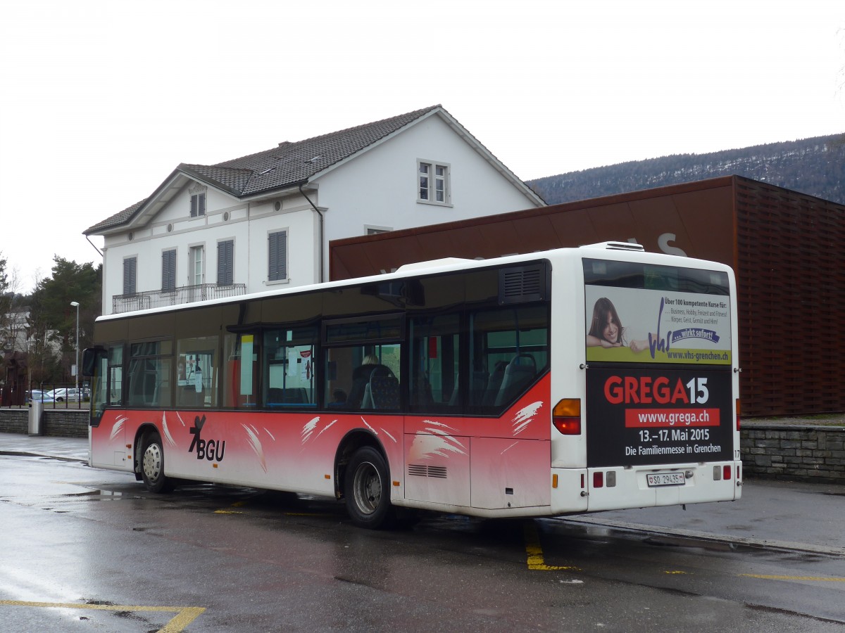 (159'000) - BGU Grenchen - Nr. 17/SO 29'435 - Mercedes am 2. M�rz 2015 beim Bahnhof Grenchen S�d