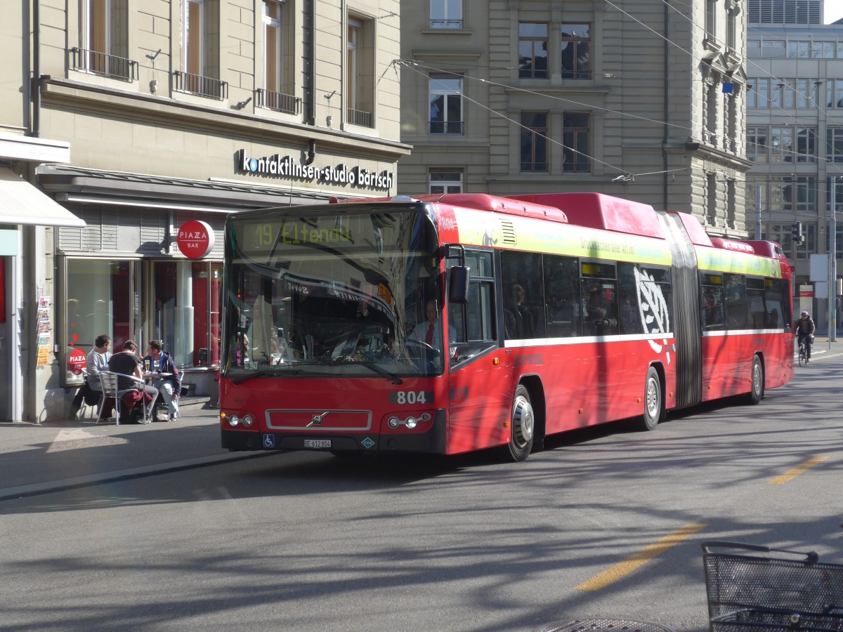(159'032) - Bernmobil, Bern - Nr. 804/BE 612'804 - Volvo am 9. M�rz 2015 in Bern, Hirschengraben