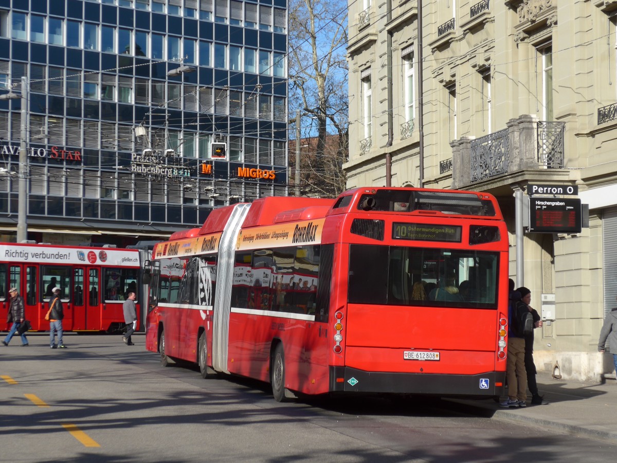 (159'042) - Bernmobil, Bern - Nr. 808/BE 612'808 - Volvo am 9. M�rz 2015 in Bern, Hirschengraben