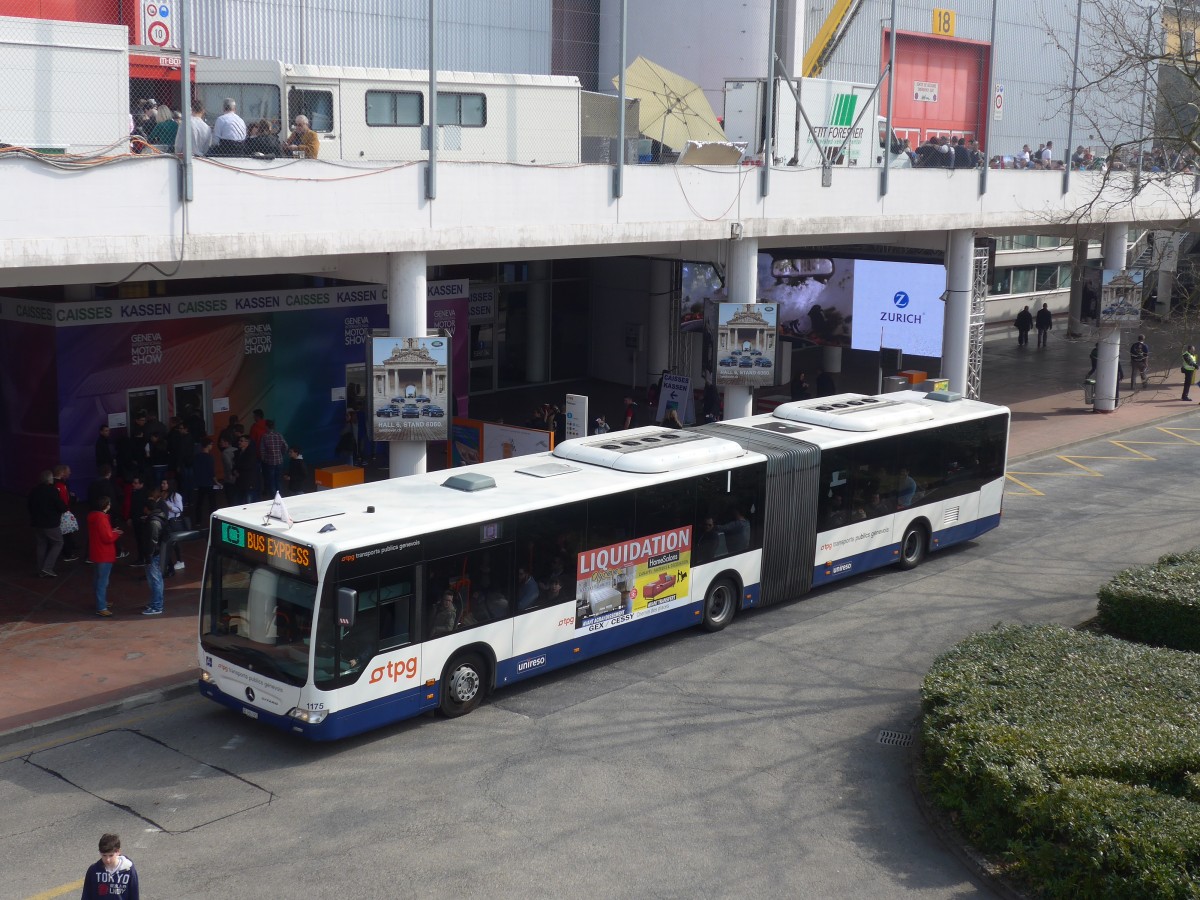 (159'085) - TPG Gen�ve - Nr. 1175/GE 960'925 - Mercedes am 14. M�rz 2015 in Gen�ve, Palexpo