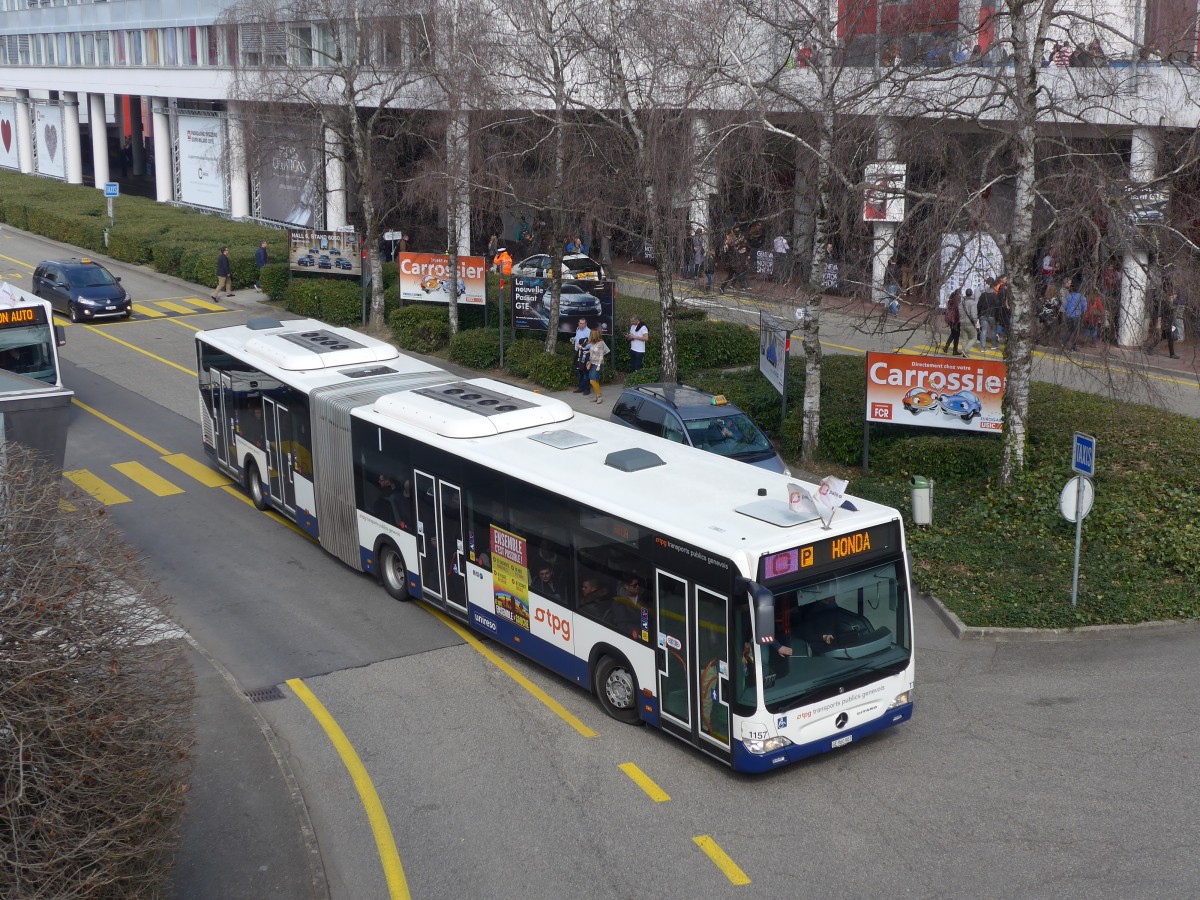 (159'087) - TPG Gen�ve - Nr. 1157/GE 960'907 - Mercedes am 14. M�rz 2015 in Gen�ve, Palexpo