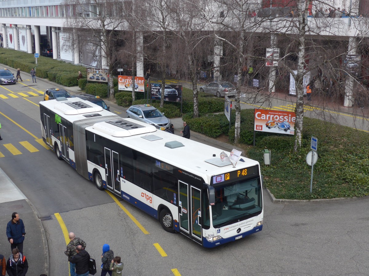 (159'099) - TPG Gen�ve - Nr. 1179/GE 960'929 - Mercedes am 14. M�rz 2015 in Gen�ve, Palexpo