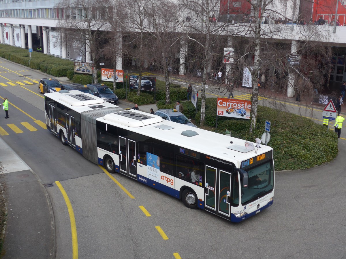 (159'101) - TPG Gen�ve - Nr. 1164/GE 960'914 - Mercedes am 14. M�rz 2015 in Gen�ve, Palexpo