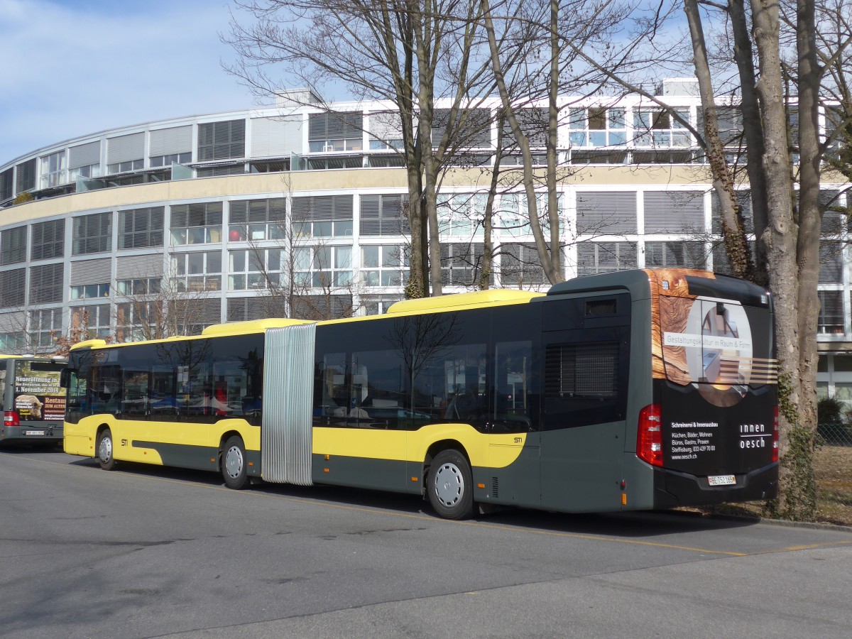 (159'178) - STI Thun - Nr. 165/BE 752'165 - Mercedes am 16. M�rz 2015 bei der Schiffl�ndte Thun