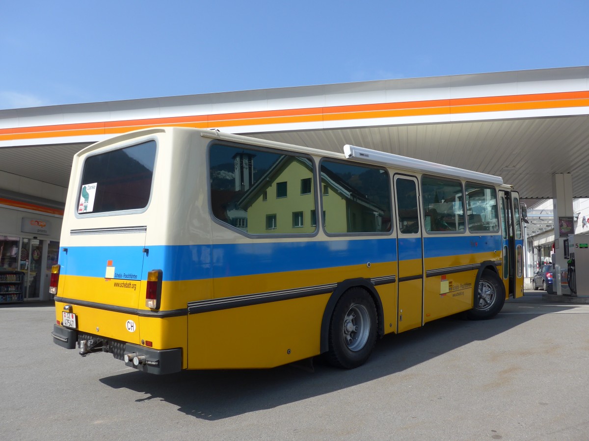 (159'331) - Schebath, Lauerz - SZ 47'547 - FBW/Hess (ex BBSV Sattelegg; ex P 23'422) am 18. M�rz 2015 in Schwyz, Coop Pronto