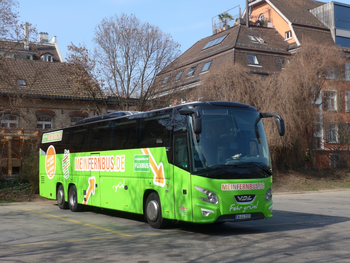 (159'353) - Aus Deutschland: Rexer, Calw - CW-LL 1123 - VDL am 18. M�rz 2015 in Z�rich, Sihlquai