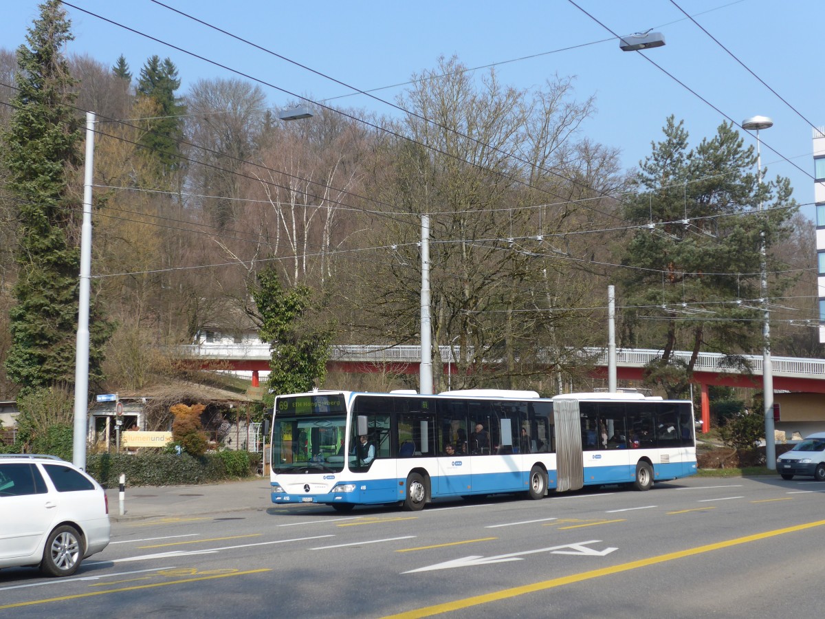 (159'378) - VBZ Z�rich - Nr. 418/ZH 745'418 - Mercedes am 19. M�rz 2015 in Z�rich, Bucheggplatz