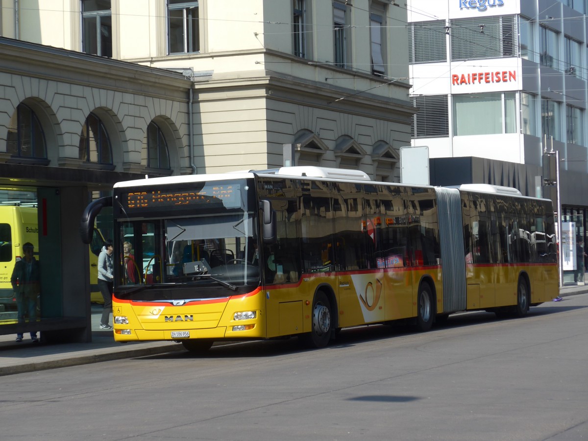 (159'427) - Moser, Flaach - Nr. 293/ZH 186'956 - MAN am 19. M�rz 2015 beim Hauptbahnhof Winterthur