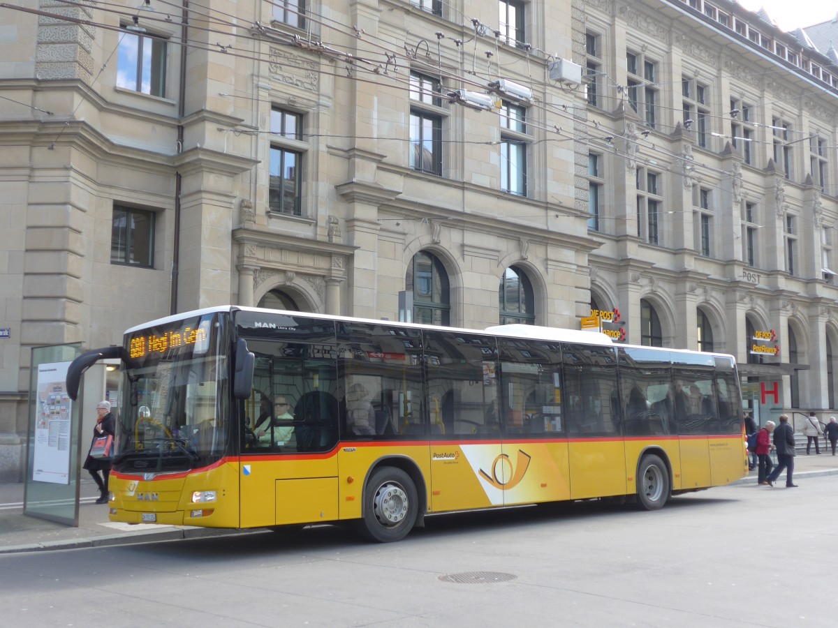 (159'464) - Steiger, Schlatt - Nr. 299/ZH 701'256 - MAN am 27. M�rz 2015 beim Hauptbahnhof Winterthur