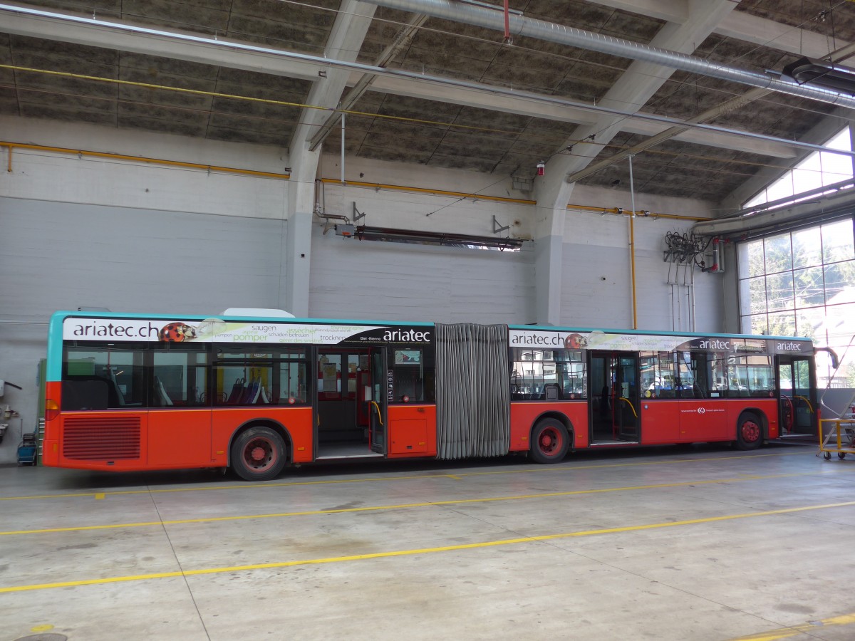 (159'505) - VB Biel - Nr. 144/BE 572'144 - Mercedes am 28. M�rz 2015 in Biel, Depot