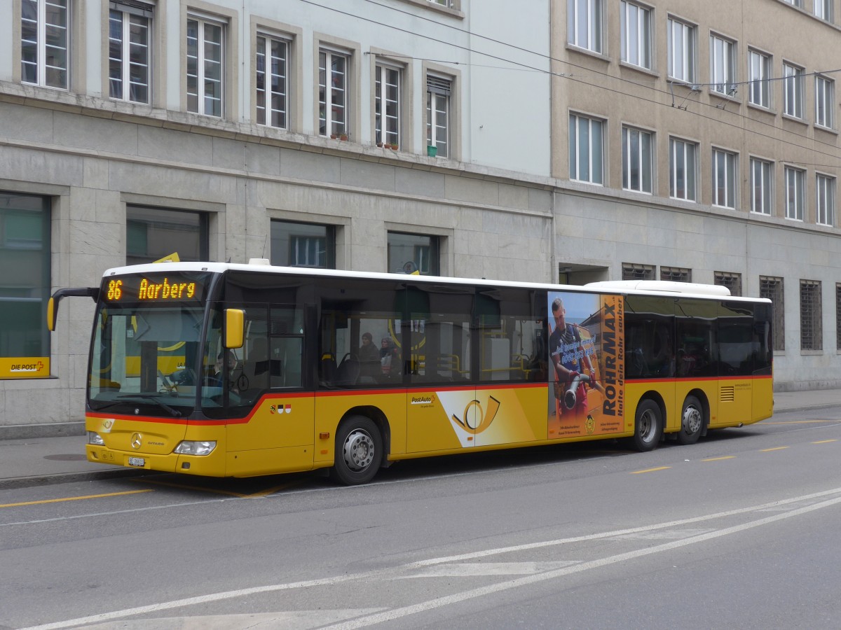 (159'517) - AVA Aarberg - Nr. 3/BE 26'613 - Mercedes am 28. M�rz 2015 in Biel, Bahnhofplatz