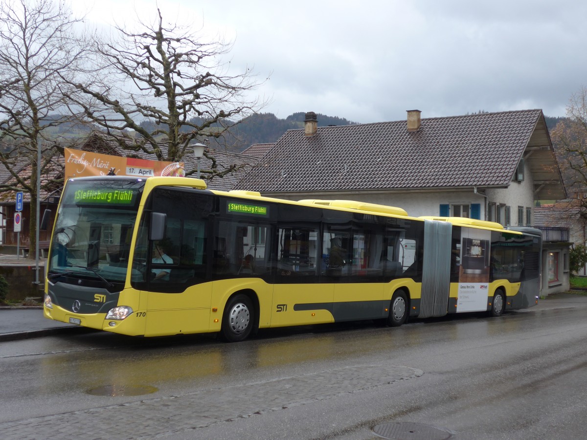(159'541) - STI Thun - Nr. 170/BE 752'170 - Mercedes am 30. M�rz 2015 in Steffisburg, Dorf