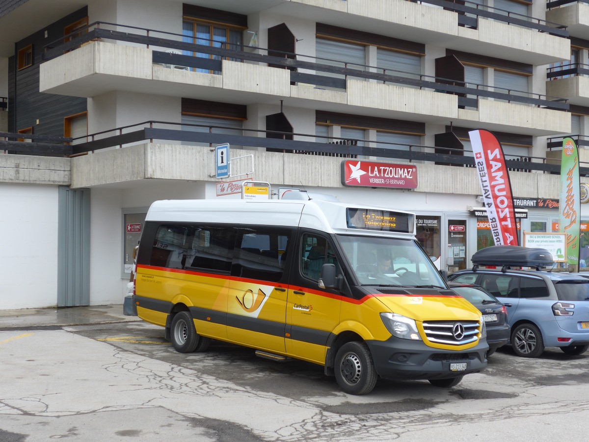 (159'625) - Buchard, Leytron - VS 213'348 - Mercedes am 5. April 2015 in La Tzoumaz, T�l�cabine