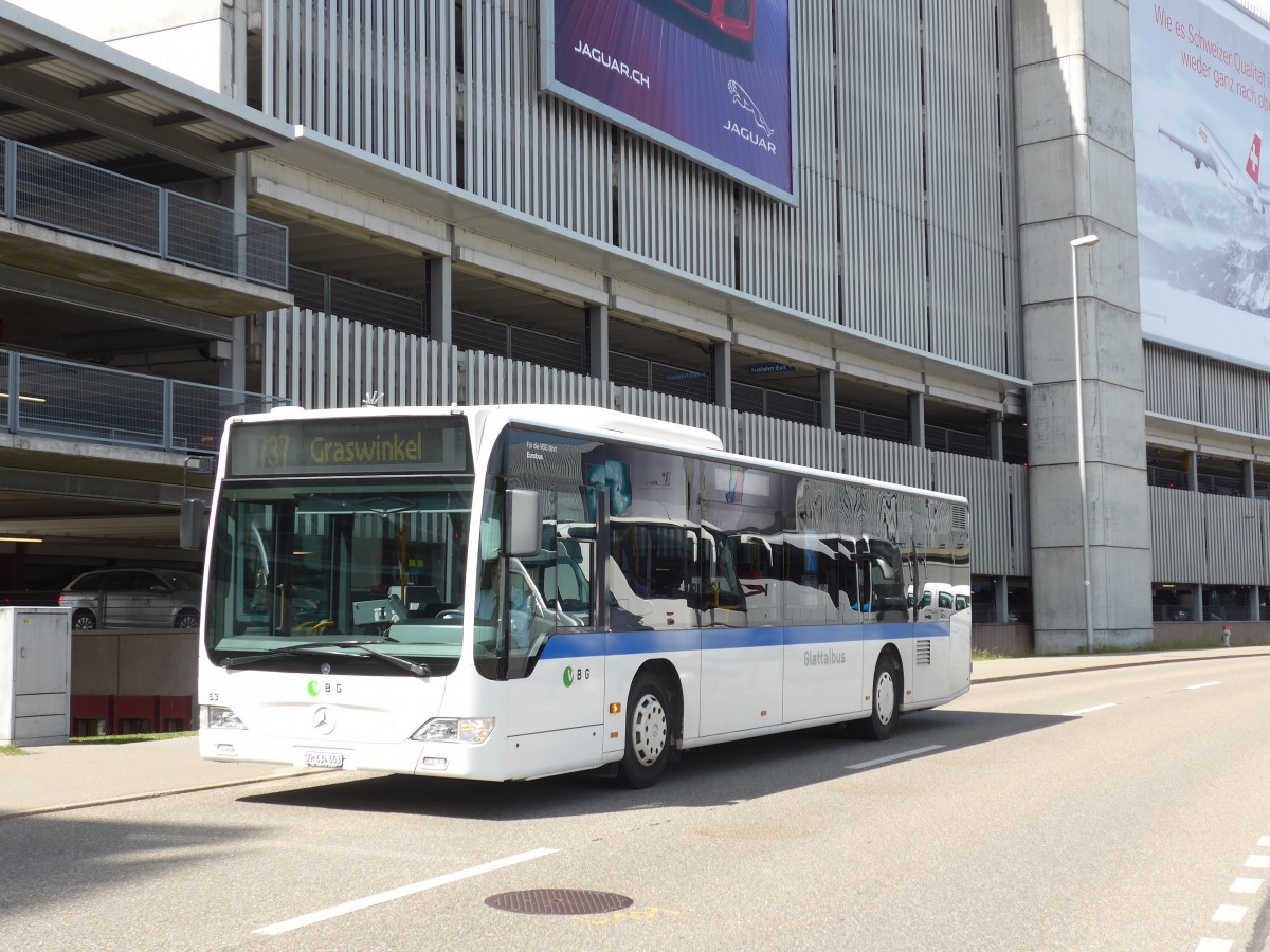 (160'219) - Welti-Furrer, Bassersdorf - Nr. 53/ZH 634'603 - Mercedes am 8. Mai 2015 in Z�rich, Flughafen