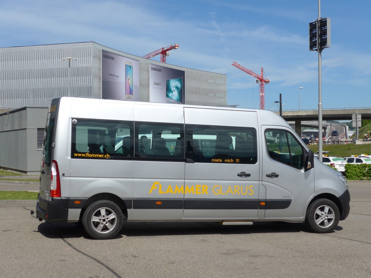 (160'228) - Flammer, Glarus - GL 11'491 - Opel am 8. Mai 2015 in Z�rich, Flughafen