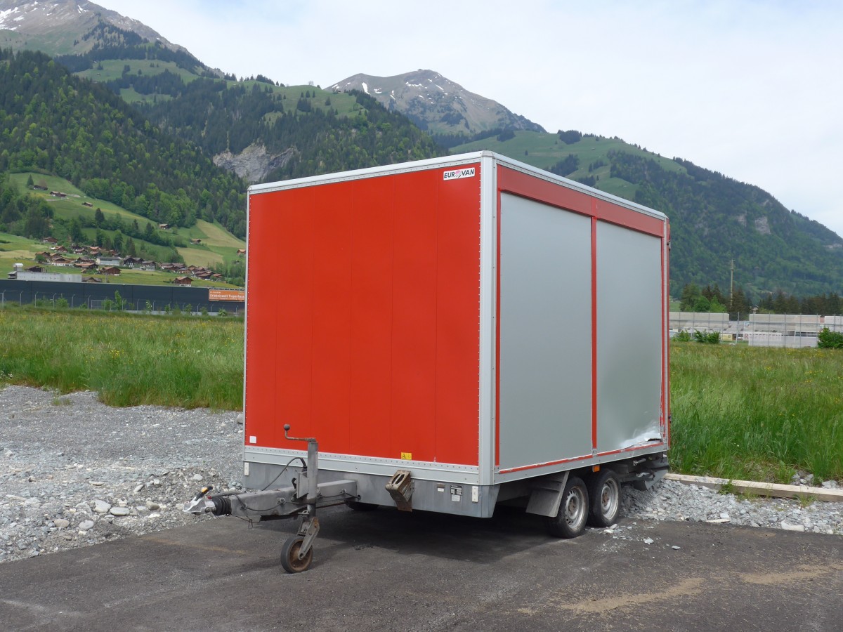 (160'488) - AFA Adelboden - Nr. 63 - Zbinden Gep�ckanh�nger am 14. Mai 2015 in Frutigen, Garage