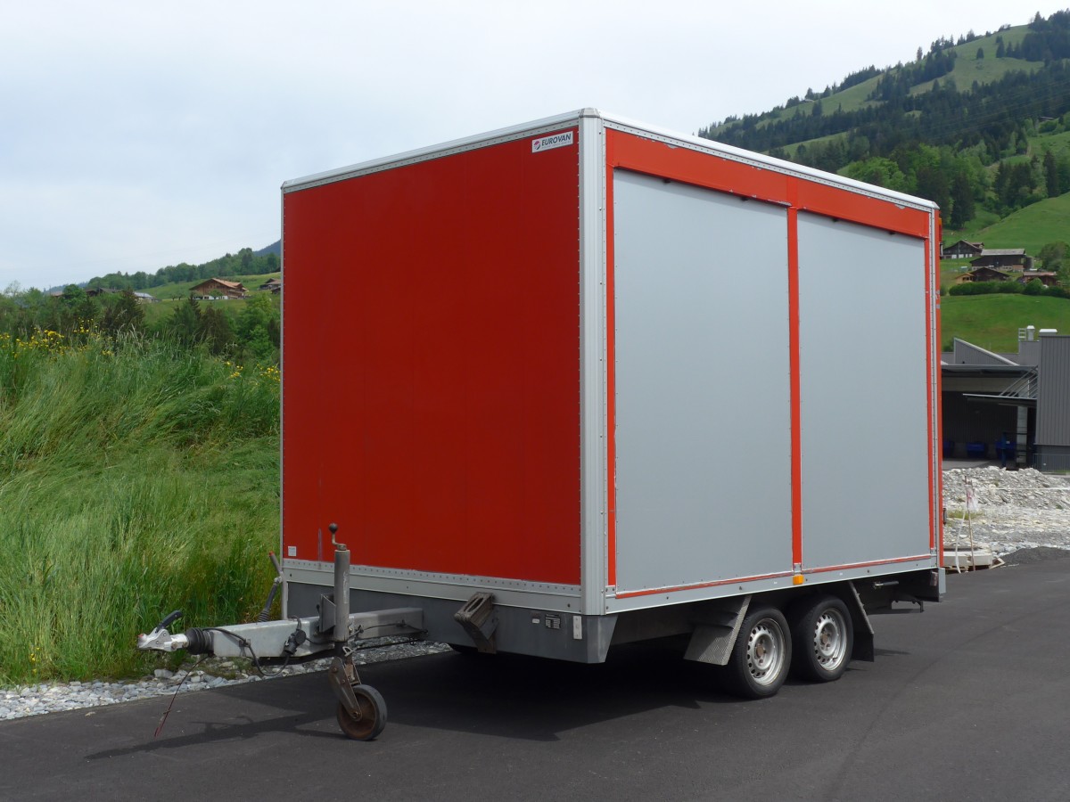 (160'493) - AFA Adelboden - Nr. 62/BE 495'607 - Zbinden Gep�ckanh�nger am 14. Mai 2015 in Frutigen, Garage