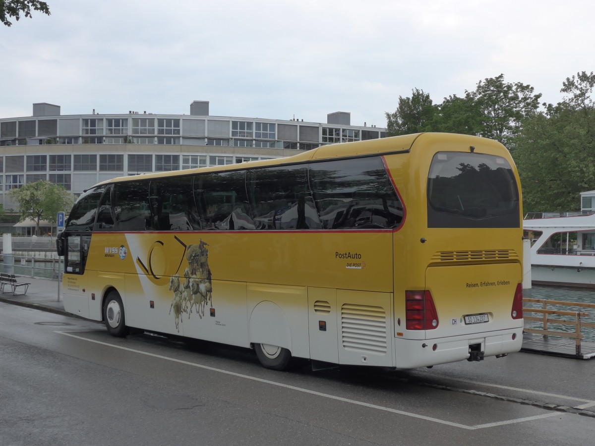 (160'577) - Wyss, Boningen - Nr. 32/SO 134'207 - Neoplan am 21. Mai 2015 bei der Schiffl�ndte Thun
