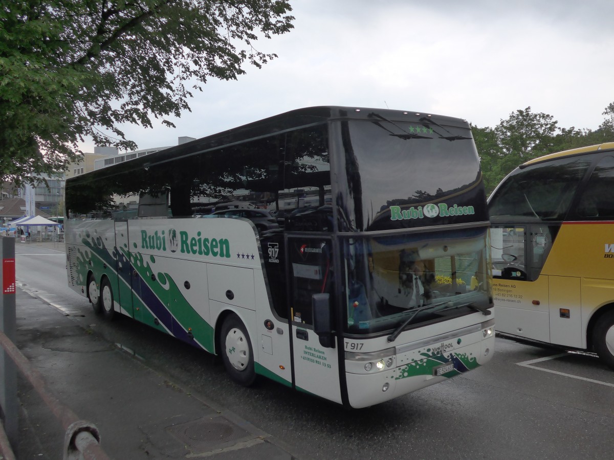 (160'578) - Rubi, Interlaken - BE 524'633 - Van Hool am 21. Mai 2015 bei der Schiffl�ndte Thun