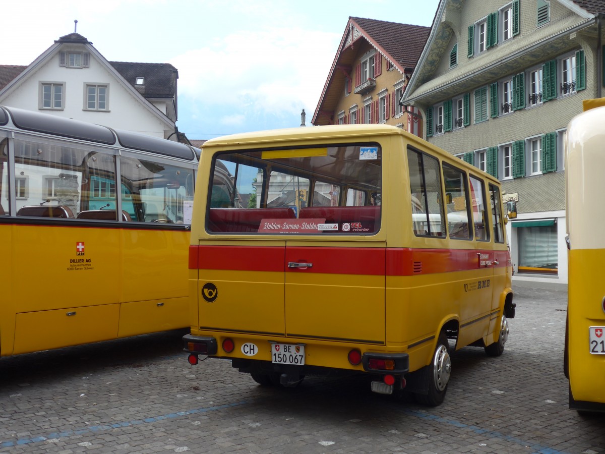 (160'904) - Scheidegger, Sch�nb�hl - Nr. 3/BE 150'067 - Mercedes (ex M�ller, Ennetmoos Nr. 3; ex Berwert, Stalden; ex Privat) am 24. Mai 2015 in Sarnen, OiO